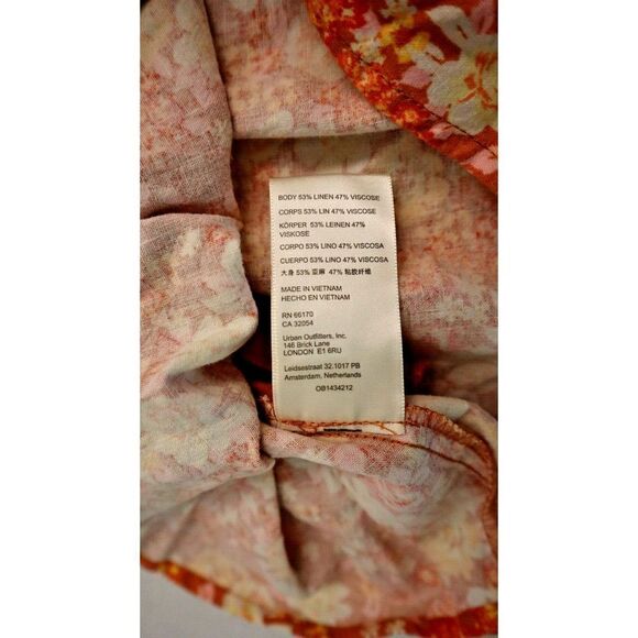 Free People OB1434212 Women's Sz XS Floral Show Me Love Square Neck Romper $148 - Picture 5 of 11